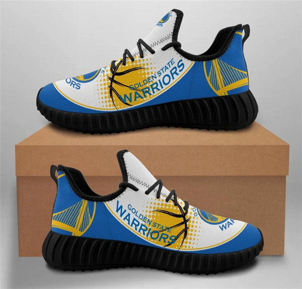 Women's Golden State Warriors Mesh Knit Sneakers/Shoes 002